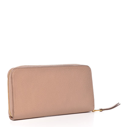Miu Miu Goatskin Madras Zip Around Wallet Cammeo 3 of 7