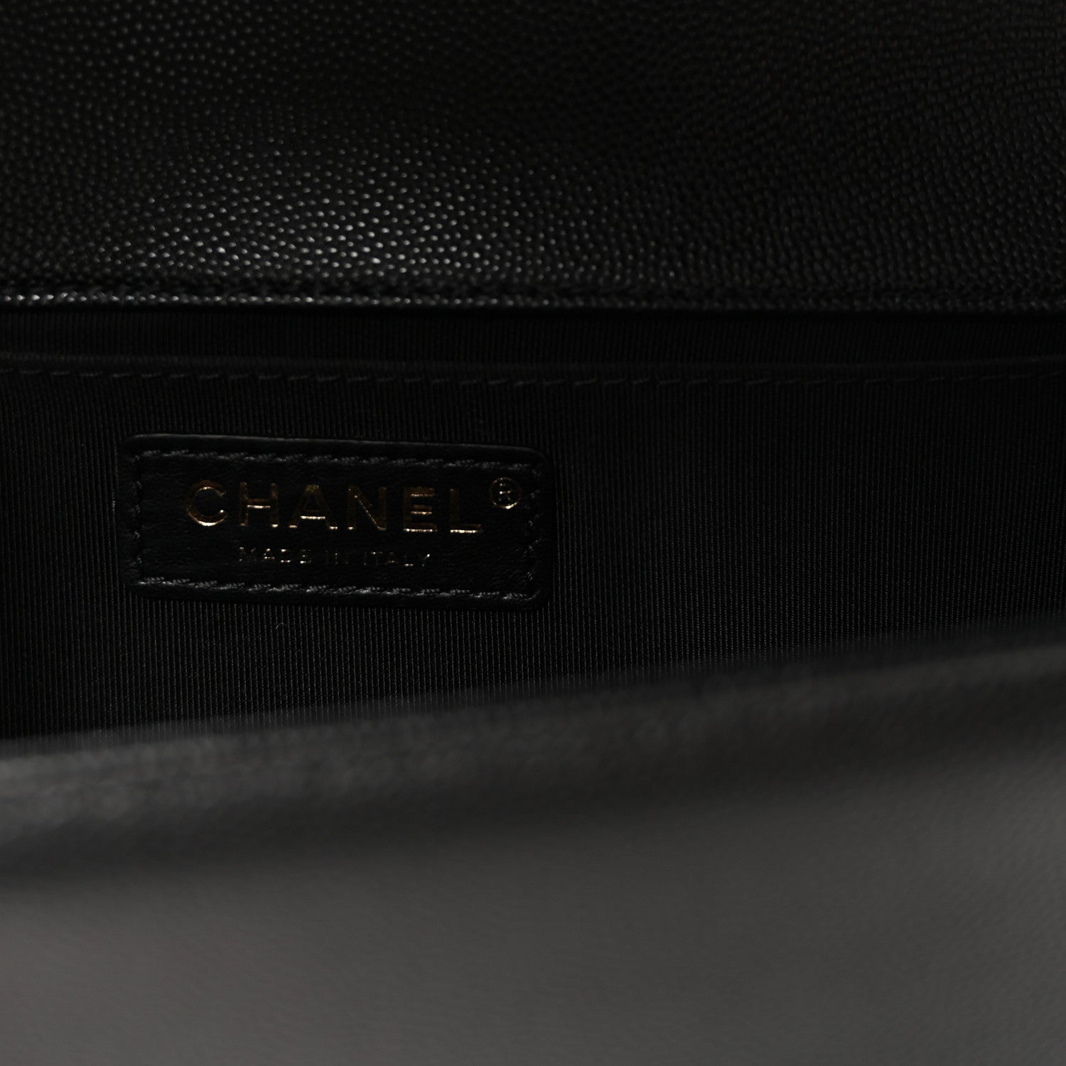 Chanel Caviar Quilted Medium Boy Flap Black 6 of 10