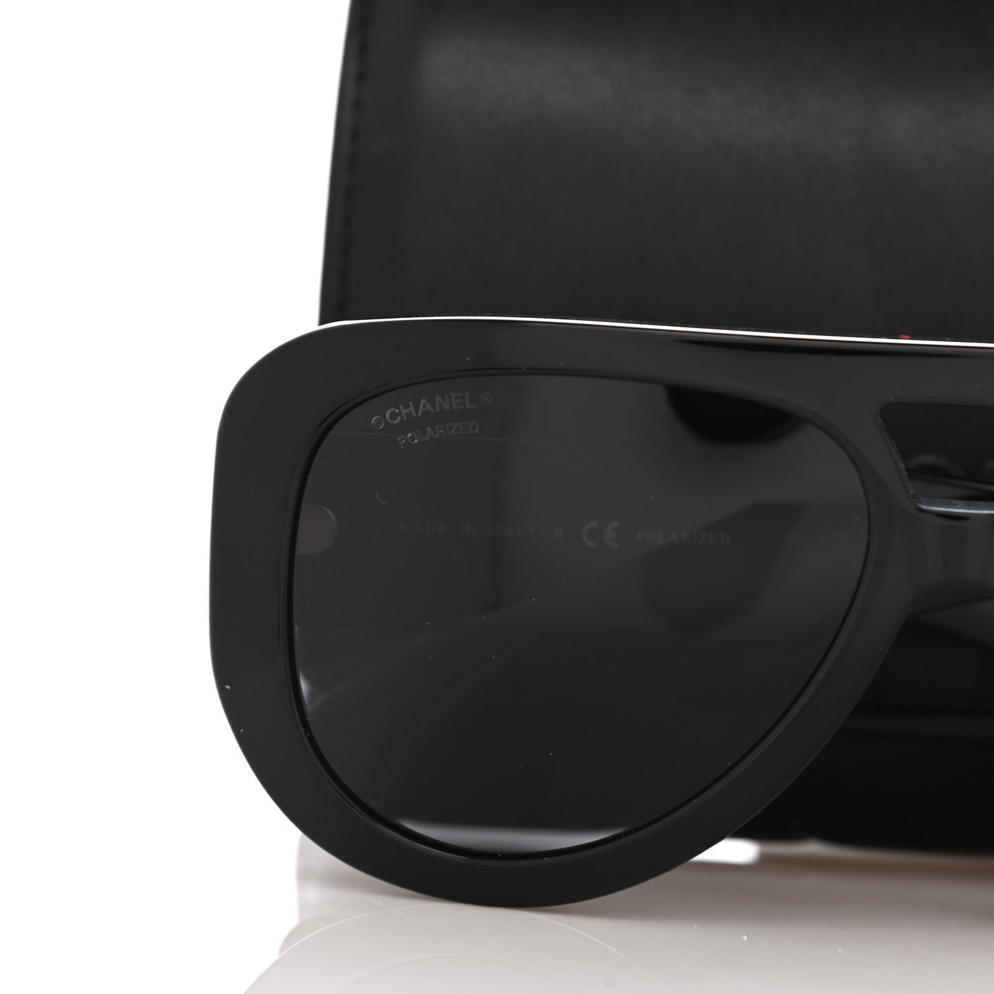Resin Polarized Sunglasses 5423-B-A Black