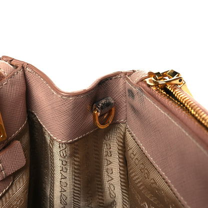 Prada Saffiano Small Galleria Double Zip Tote Cammeo 11 of 12