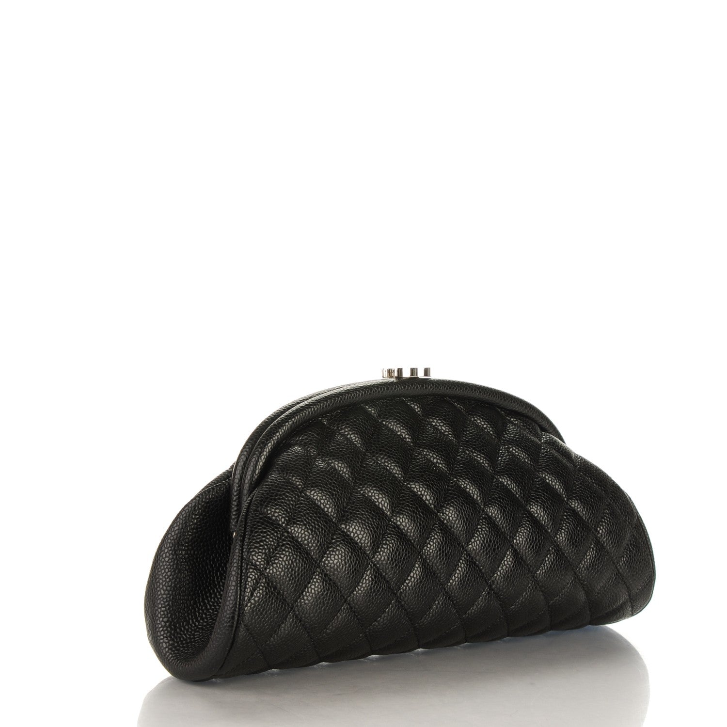 Chanel Caviar Quilted Timeless Clutch Black 3 of 7