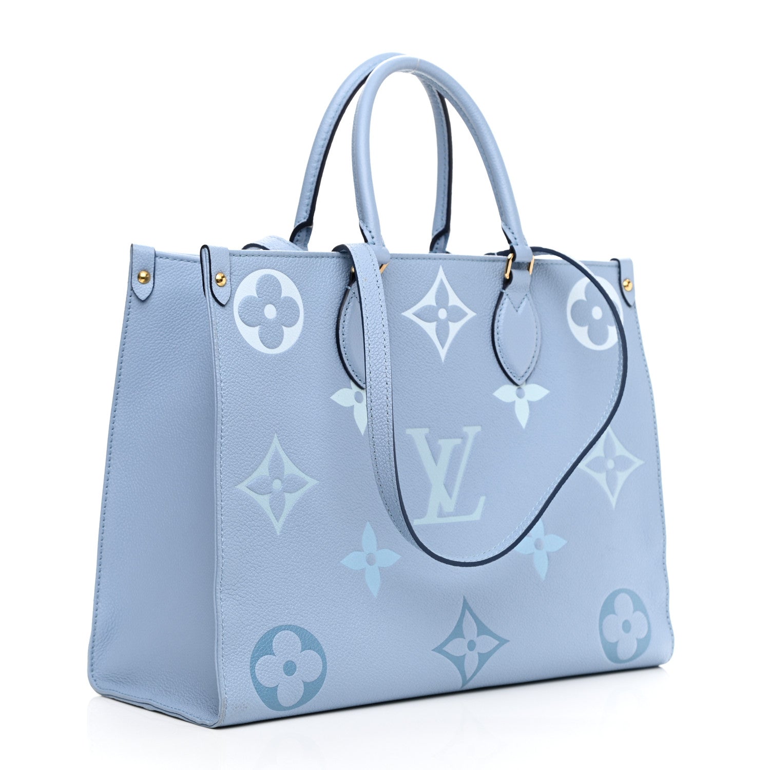 Louis Vuitton Empreinte Monogram Giant By The Pool Onthego MM Summer Blue 3 of 13