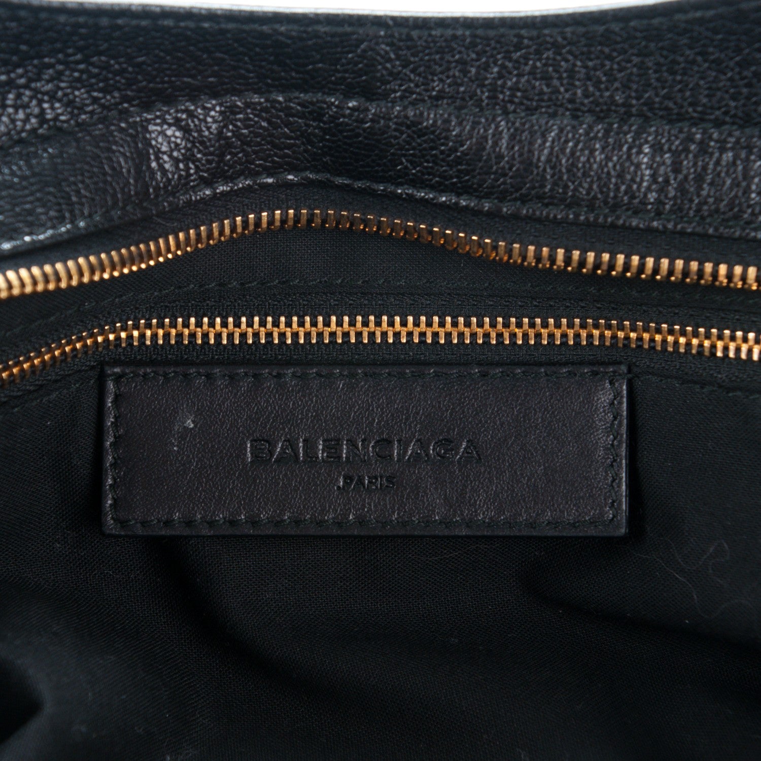 Balenciaga Chevre Gold Metallic Edge Hardware Part Time Black 6 of 7