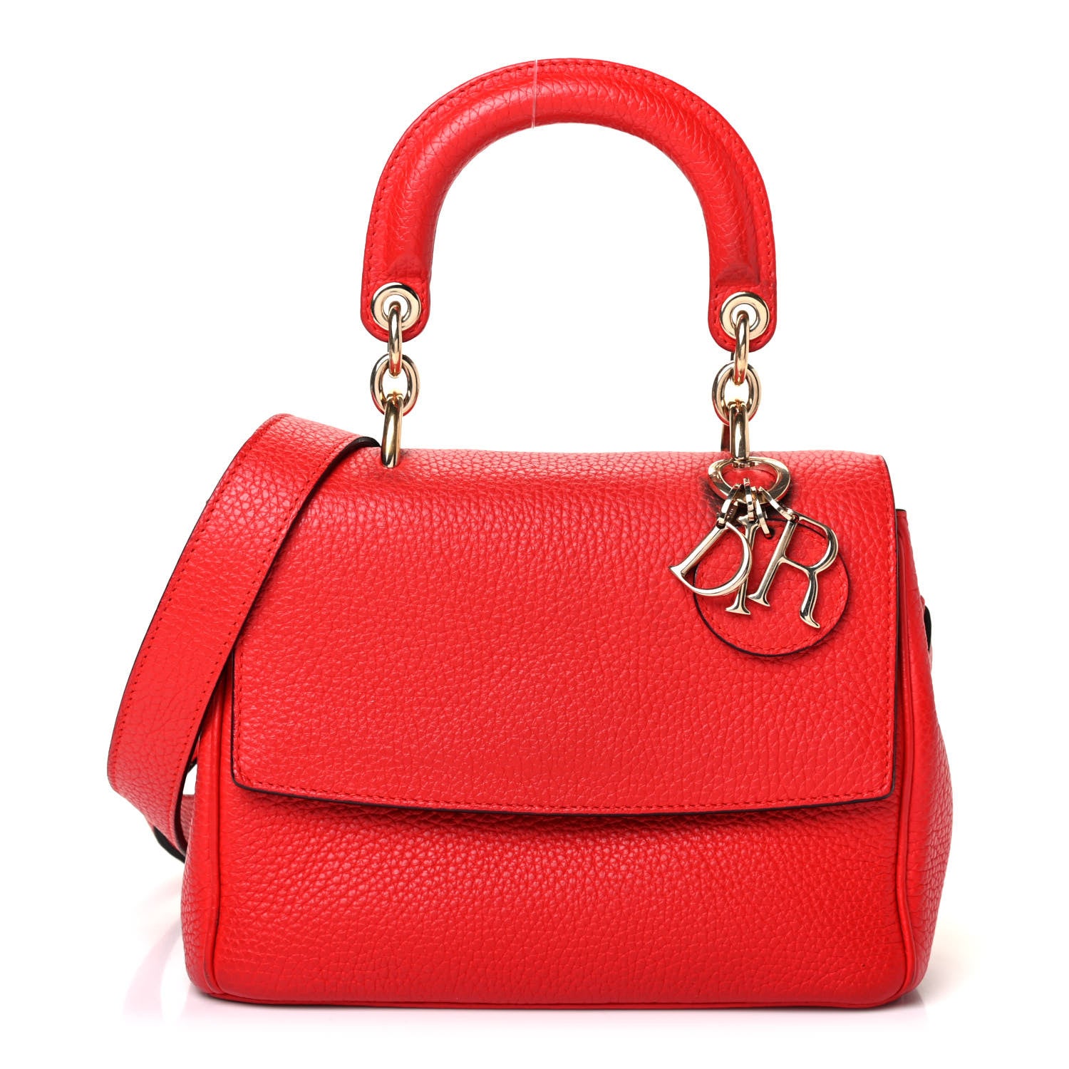 Christian Dior Bullcalf Mini Be Dior Flap Red 1 of 4