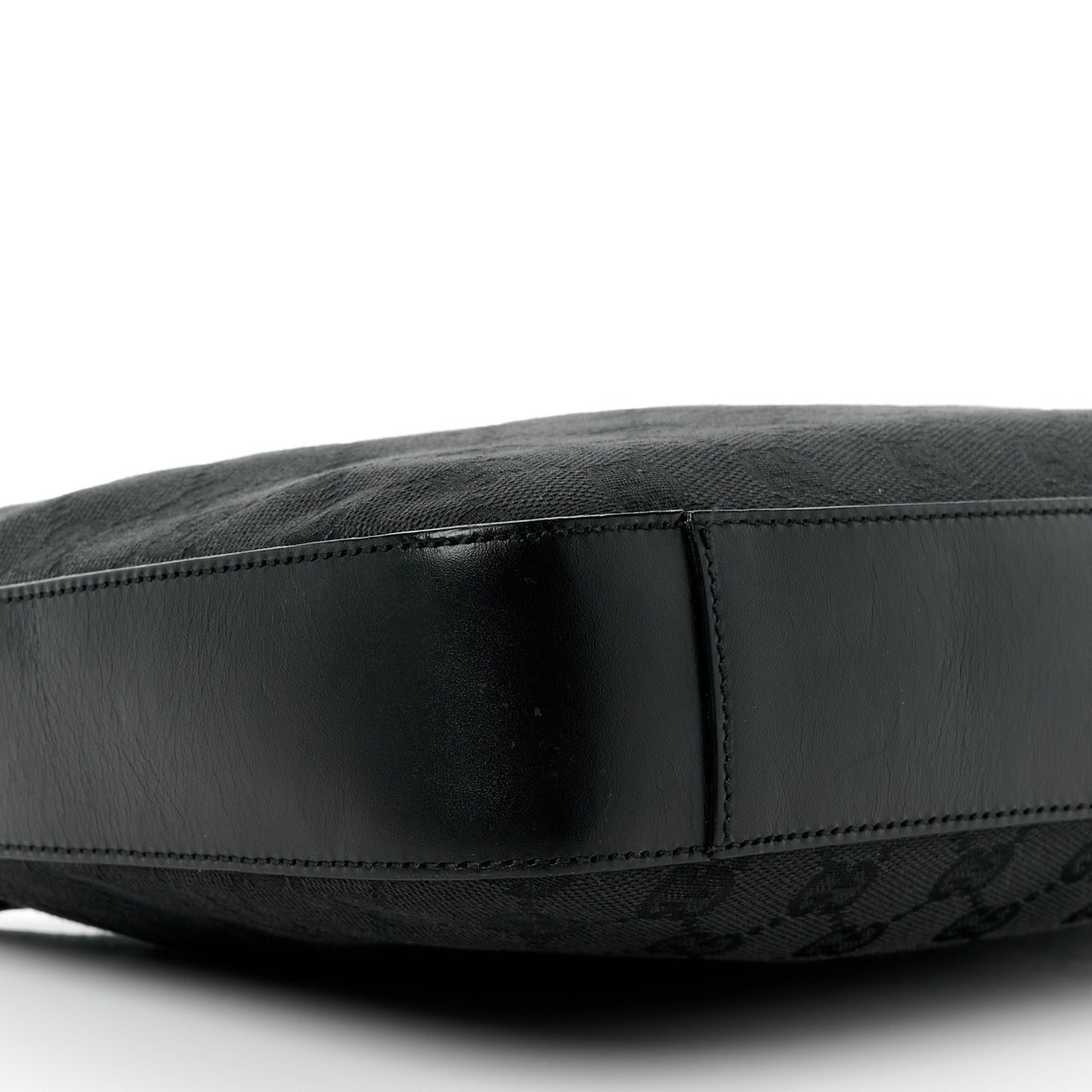 Monogram GG Small Clasp Hobo Black