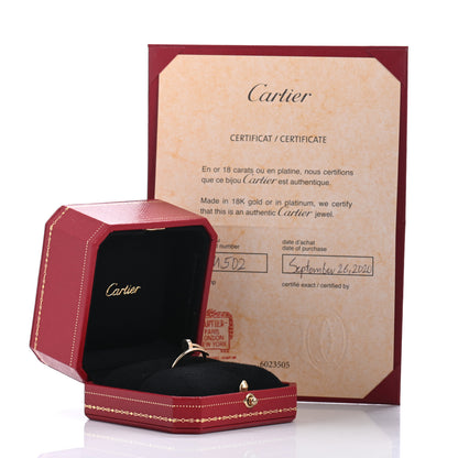 Cartier 18K Yellow Gold Small Juste Un Clou Ring 54 6.75 5 of 5