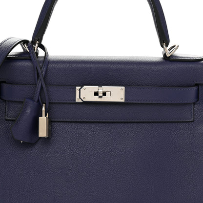 Hermes Evercolor Verso Kelly Retourne 28 Bleu Encre Bleu Zellige 8 of 13