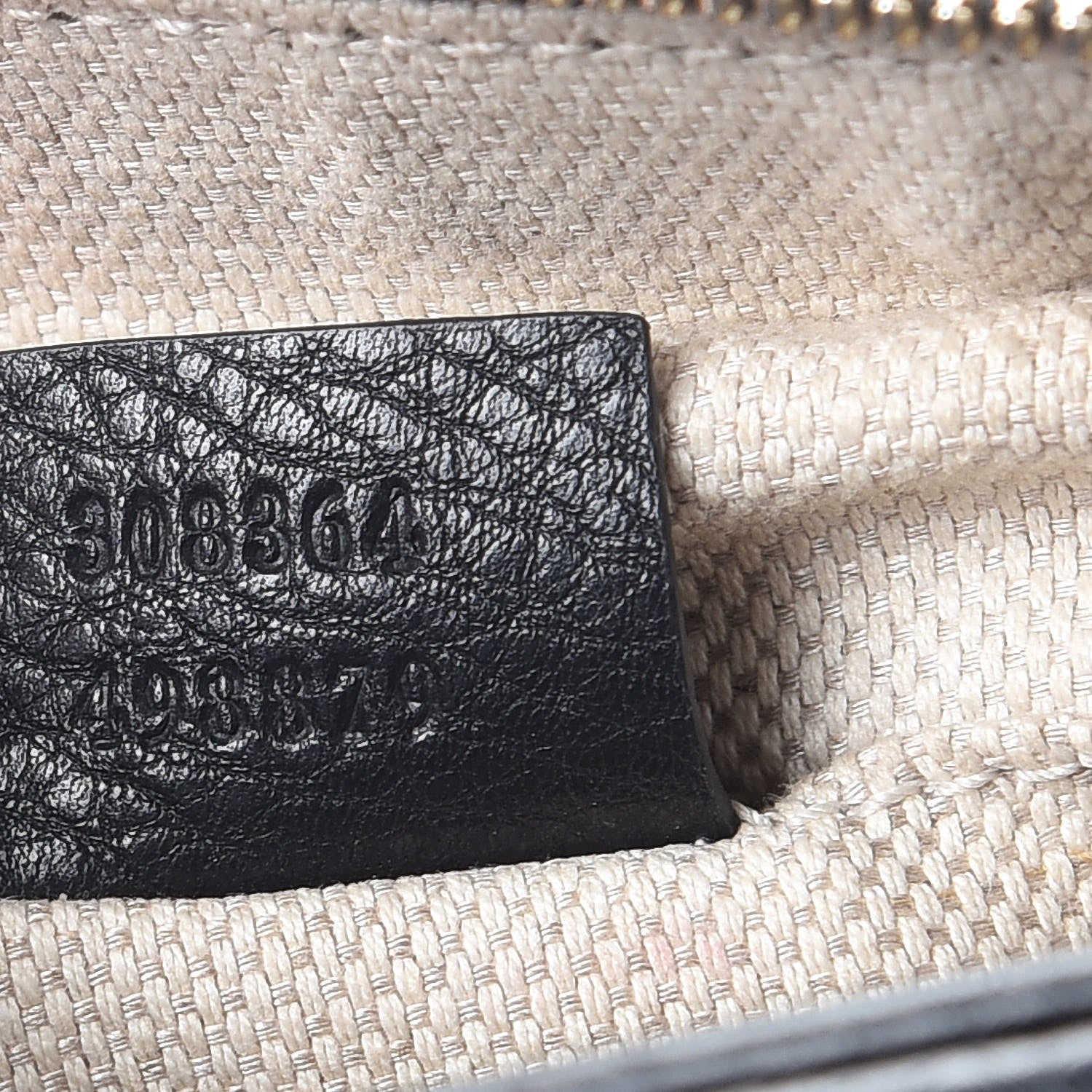 Gucci Pebbled Calfskin Small Soho Disco Bag Black 7 of 11