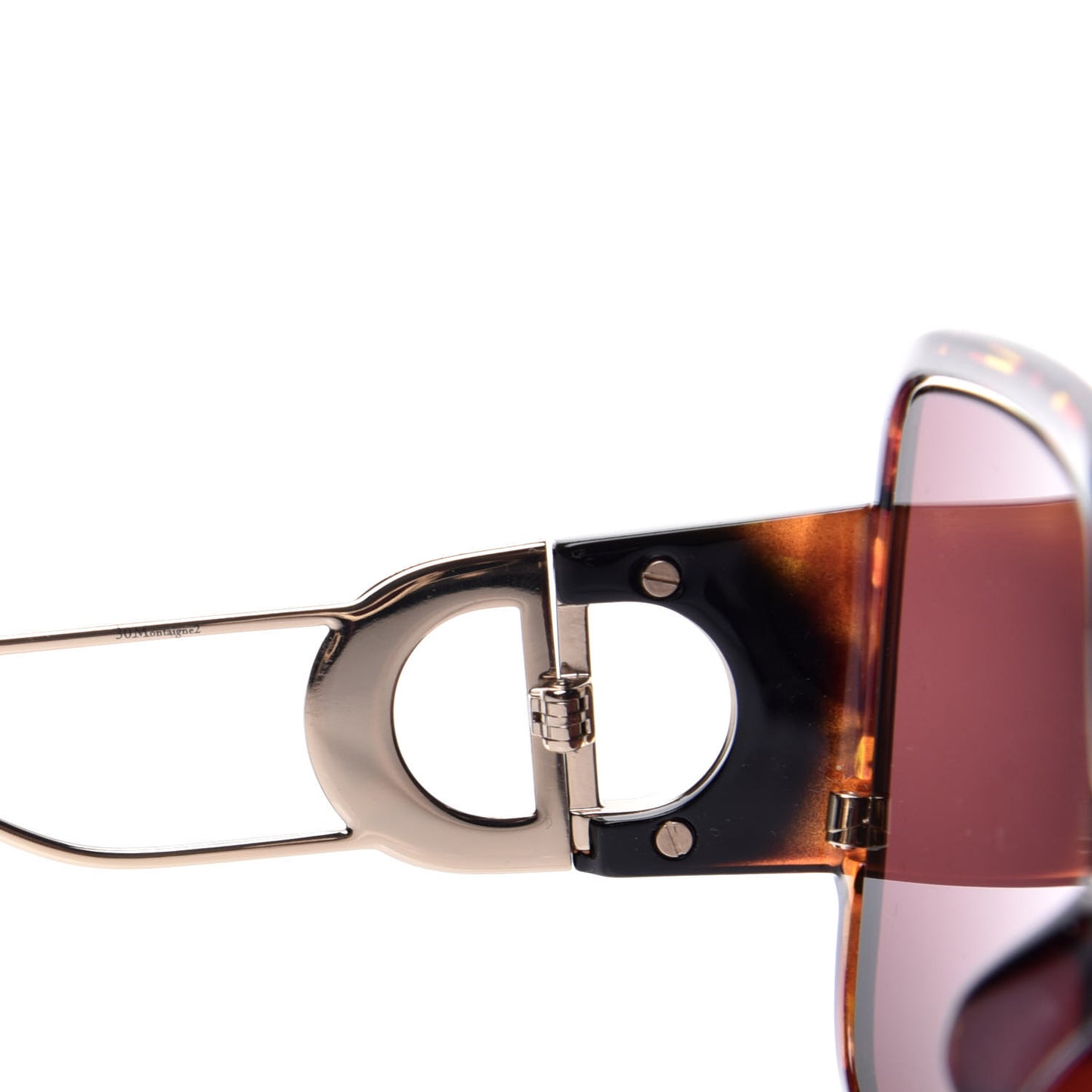 Acetate Square 30 Montaigne 2 Sunglasses Tortoise