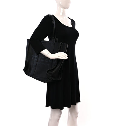 Marc Jacobs Grained Calfskin Large The Tote Bag Black 2 of 11