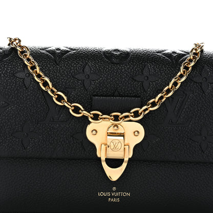 Louis Vuitton Empreinte Vavin Chain Wallet Black 7 of 9
