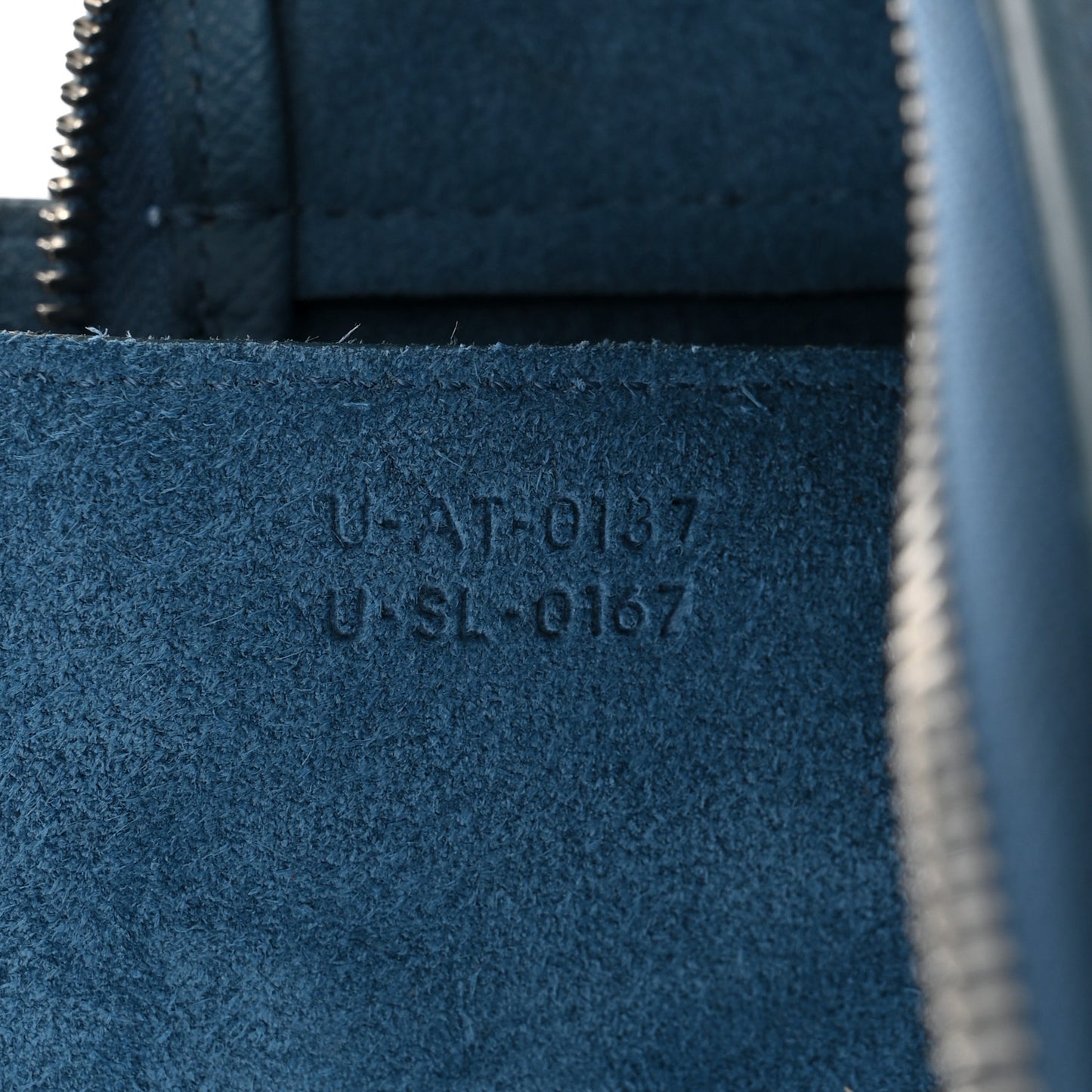 Grained Calfskin Micro Belt Bag Washed Blue
