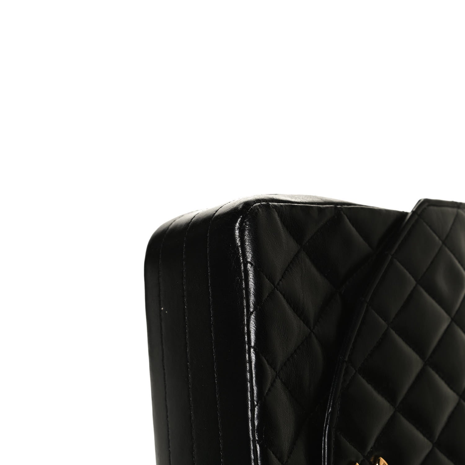 Chanel Lambskin Quilted Small Single Flap Black 13 of 14