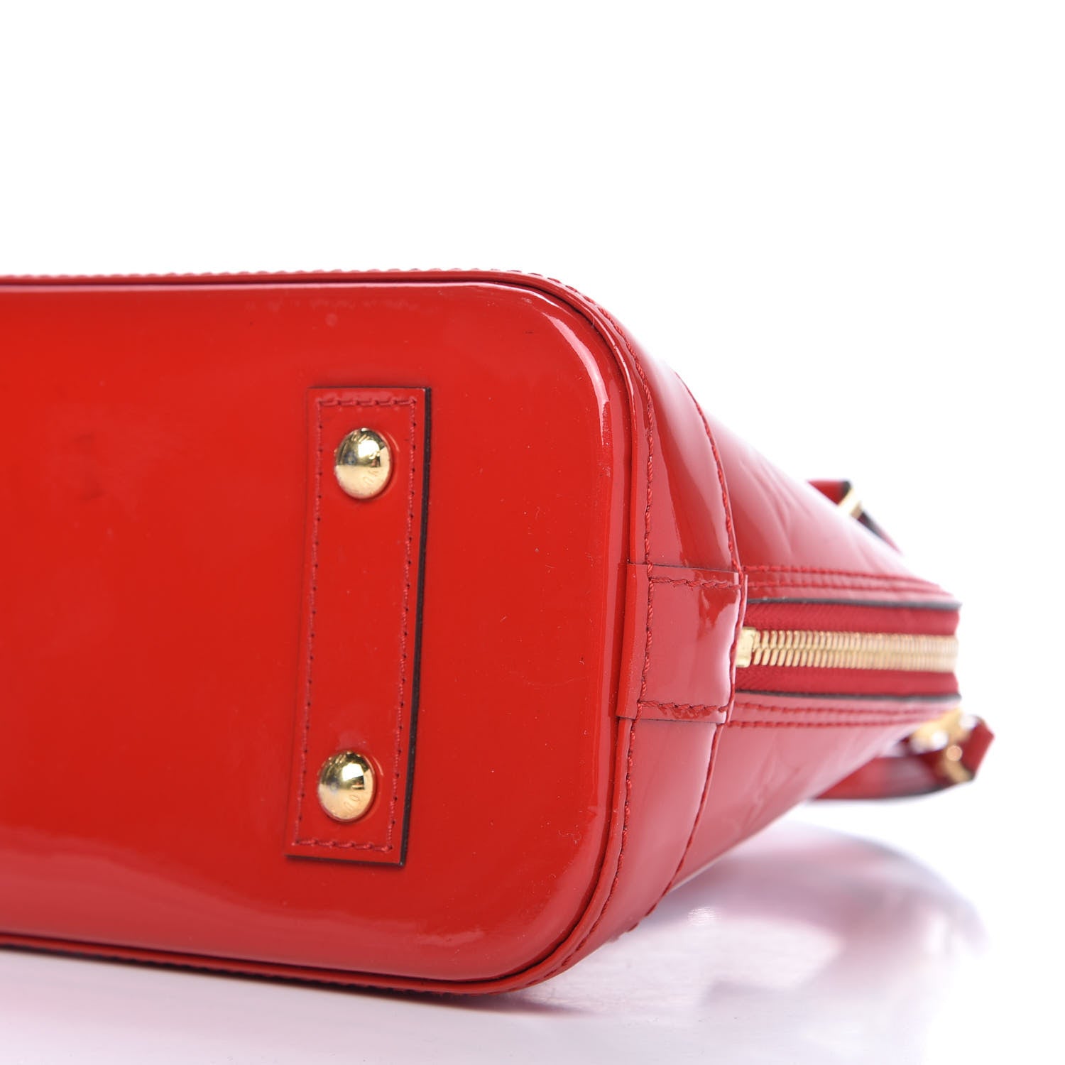 Louis Vuitton Vernis Alma BB Cherry 7 of 9
