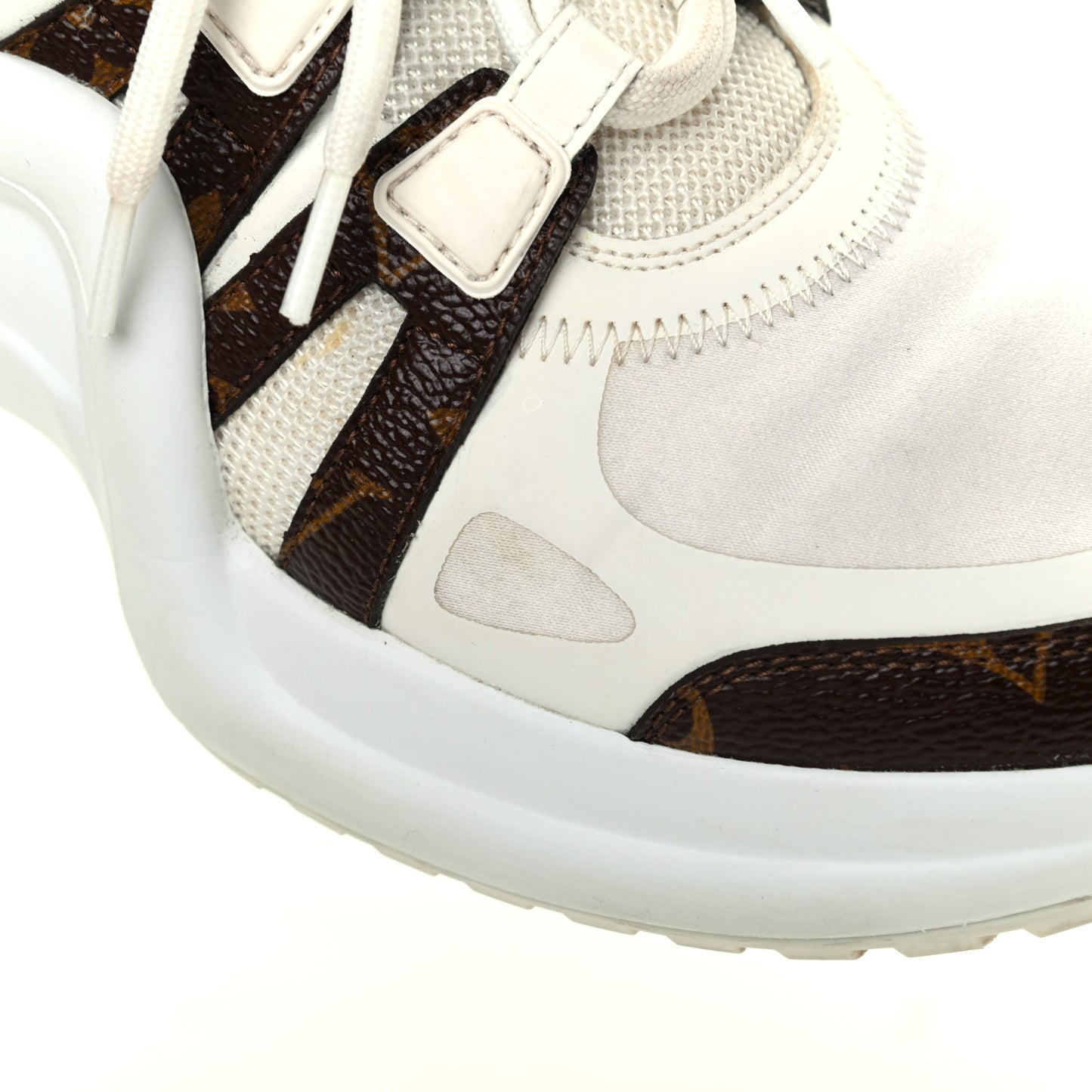 Patent Monogram LV Archlight Sneakers 37.5 White