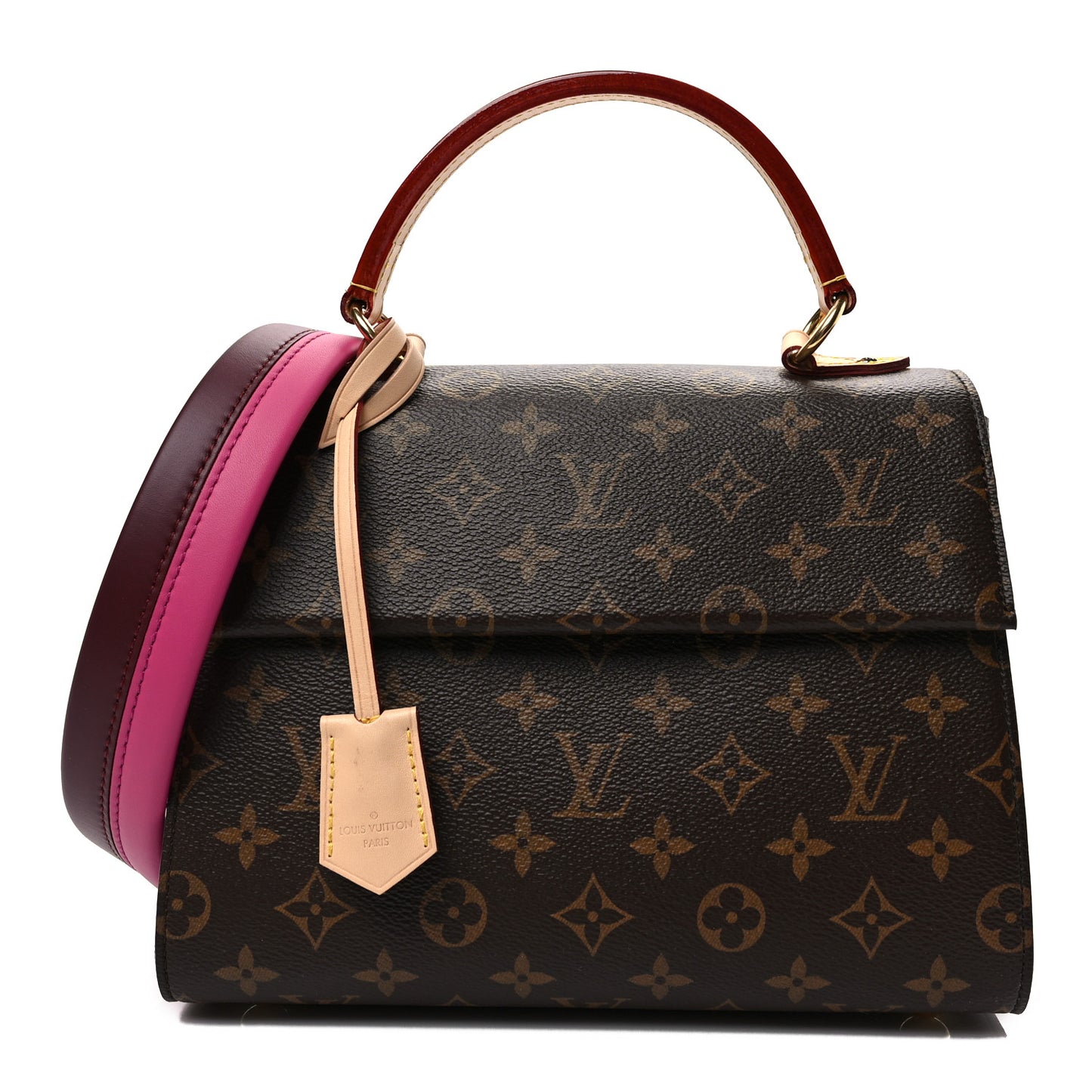 Monogram Cluny BB Bordeaux Fuchsia