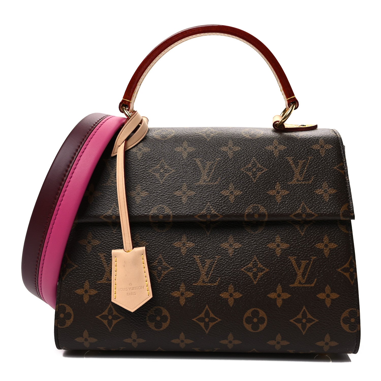 Louis Vuitton Monogram Cluny BB Bordeaux Fuchsia 1 of 7