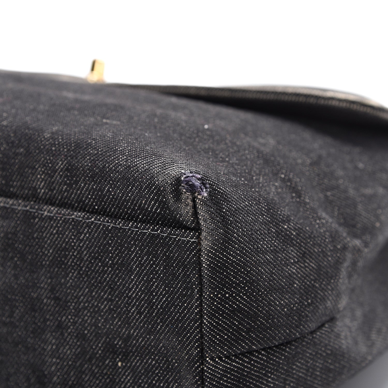 Chanel Denim Jumbo Kelly Flap Black 12 of 20