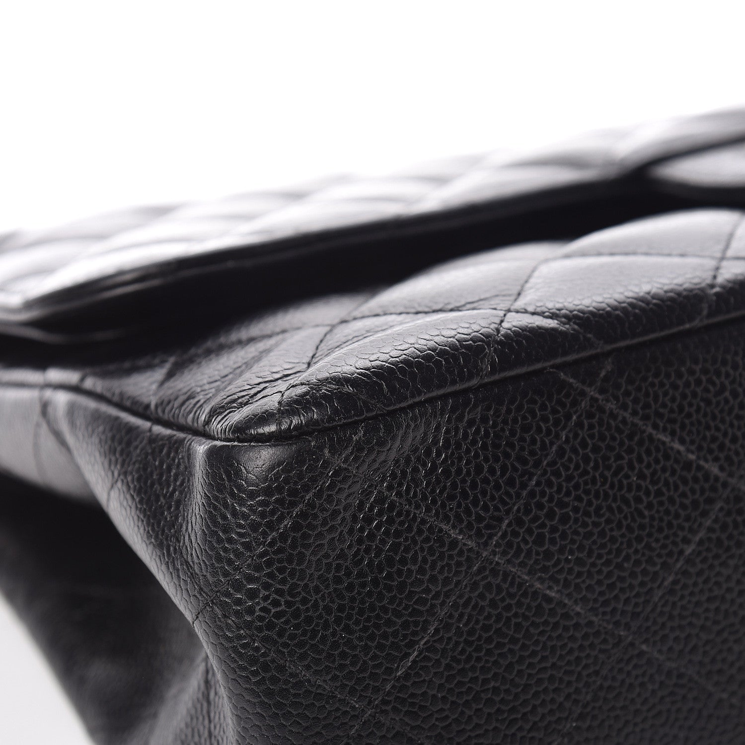 Chanel Caviar Quilted Jumbo Double Flap Black 8 of 24