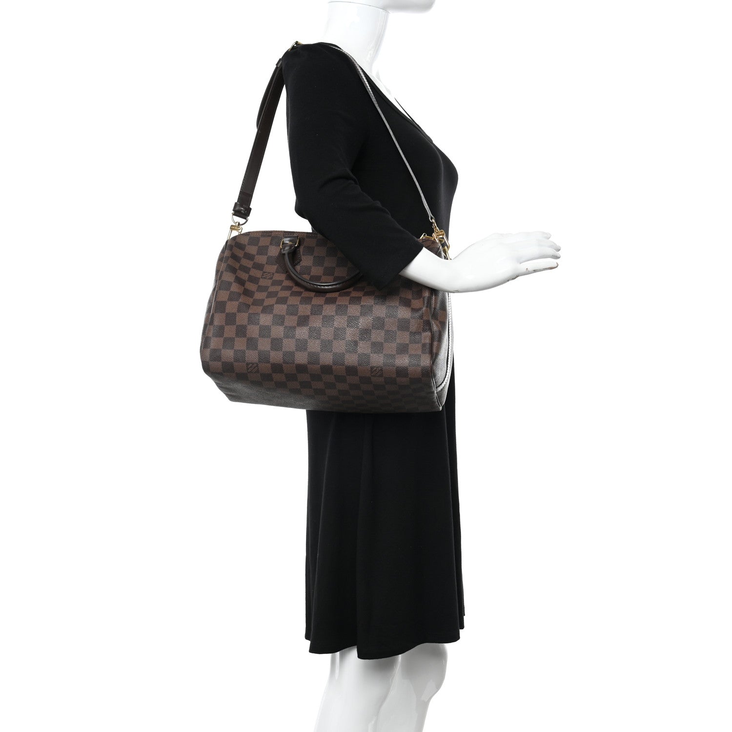 Louis Vuitton Damier Ebene Speedy Bandouliere 30 2 of 16