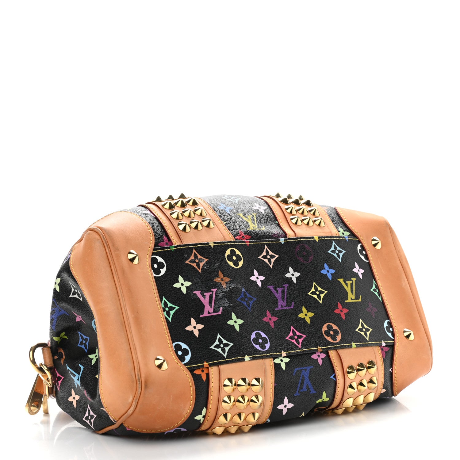 Louis Vuitton Monogram Multicolor Courtney MM Black 4 of 11