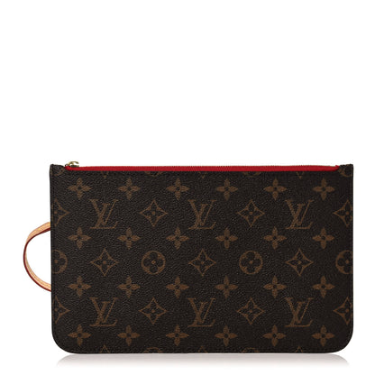 Louis Vuitton Monogram Neverfull MM GM Pochette Cherry 1 of 6