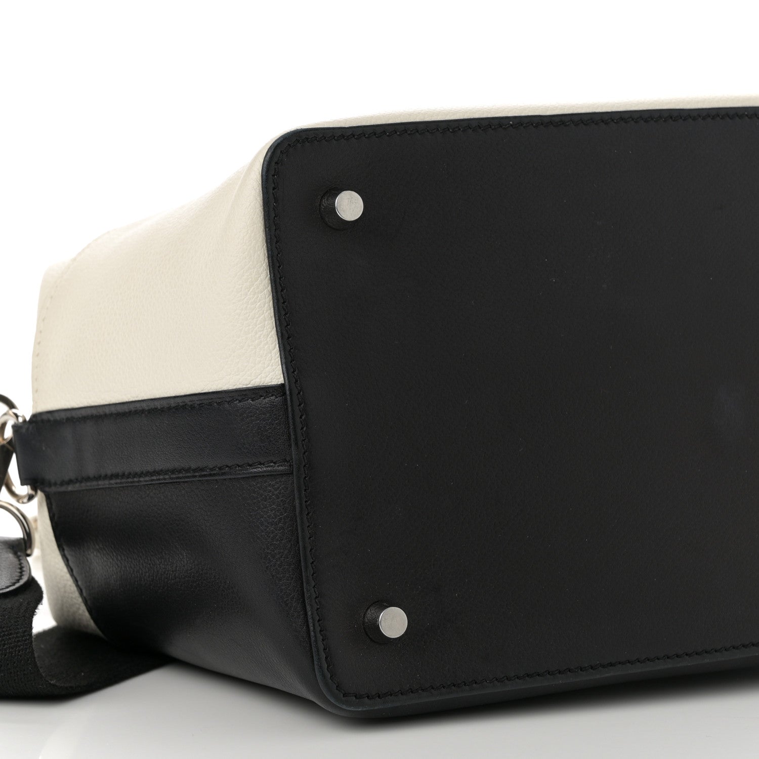 Hermes Evercolor Tri-Color Toolbox 20 White Black Jaune Poussin 9 of 24