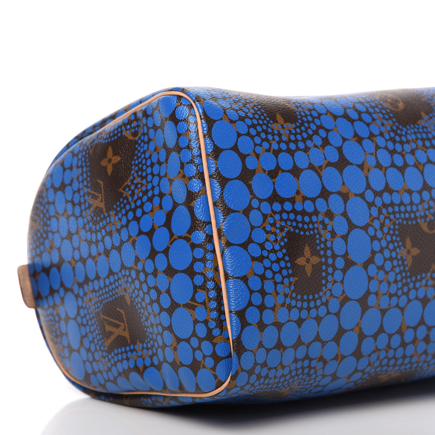 Louis Vuitton Monogram Kusama Town Speedy 30 Blue 6 of 10