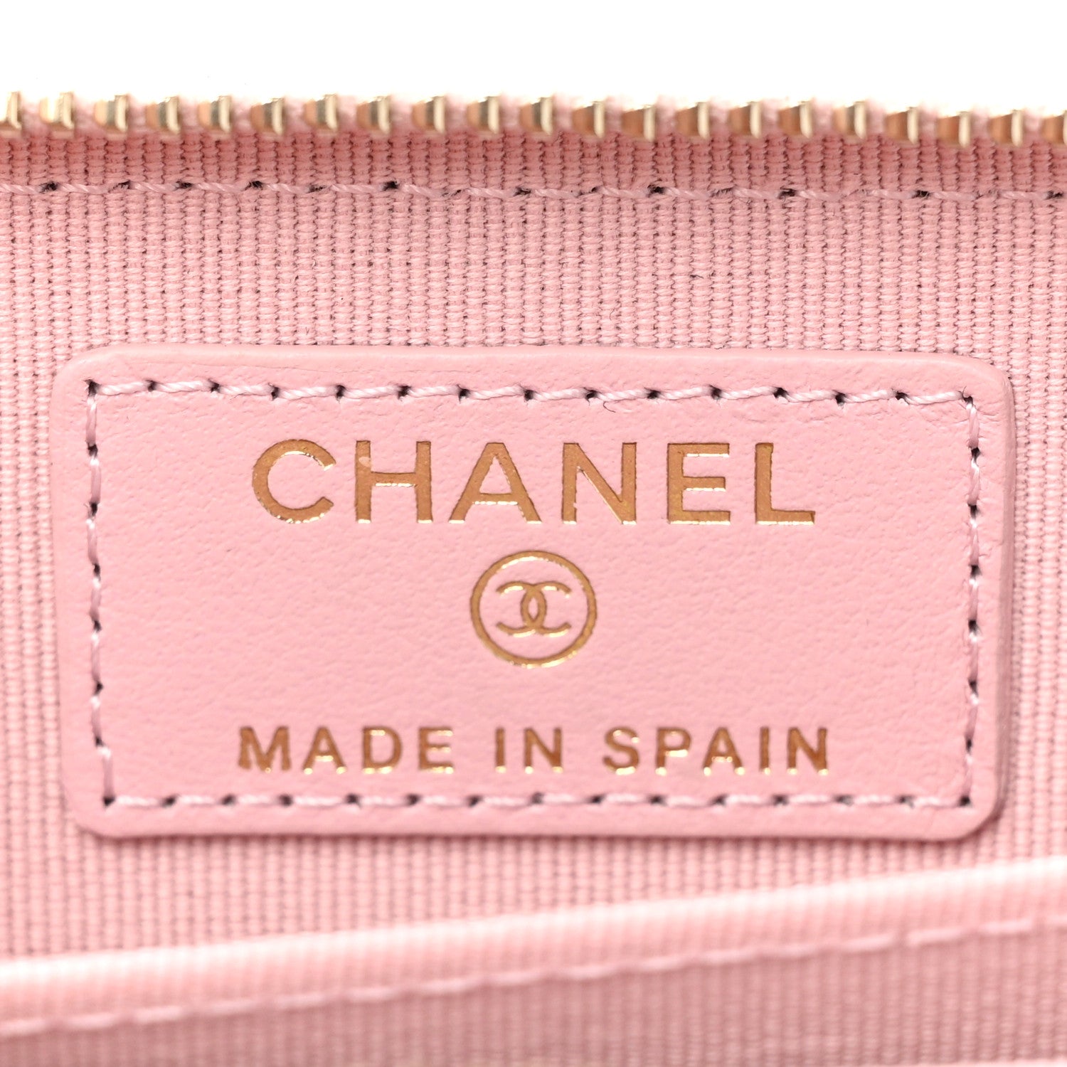 Chanel Caviar Quilted Zip Coin Purse Light Pink 8 of 10