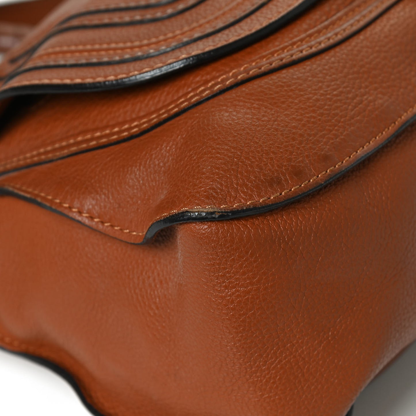 Calfskin Medium Marcie Satchel Tan