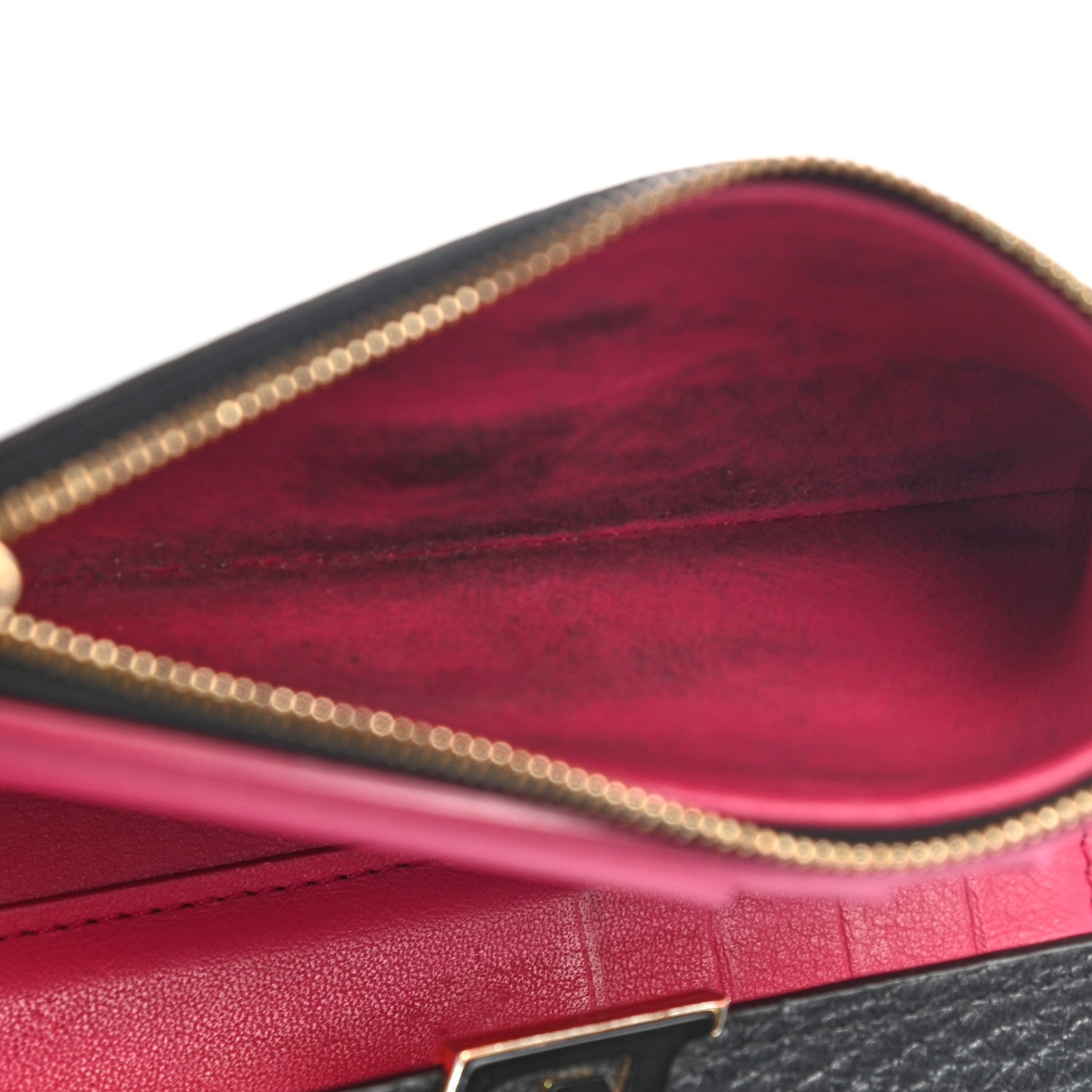 Louis Vuitton Taurillon Capucines Compact Wallet Black 10 of 11