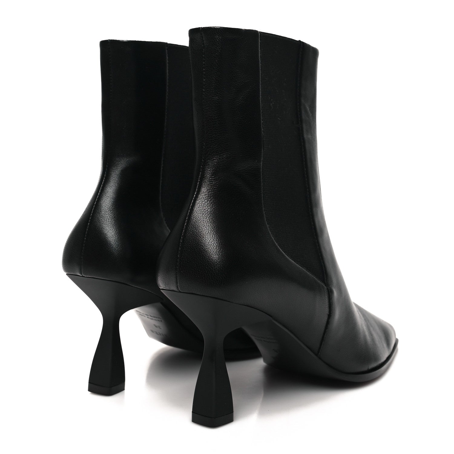 Hermes Nappa Gill 75 Ankle Boots 38 Black 4 of 9