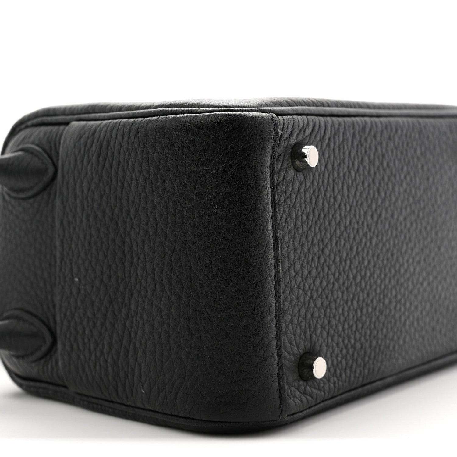 Hermes Taurillon Clemence Mini Lindy 20 Black 9 of 11