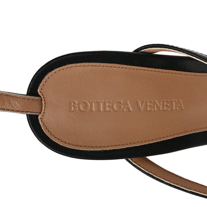 Bottega Veneta Lambskin Stretch Multi Strap 90mm Sandals 38.5 Black 8 of 8