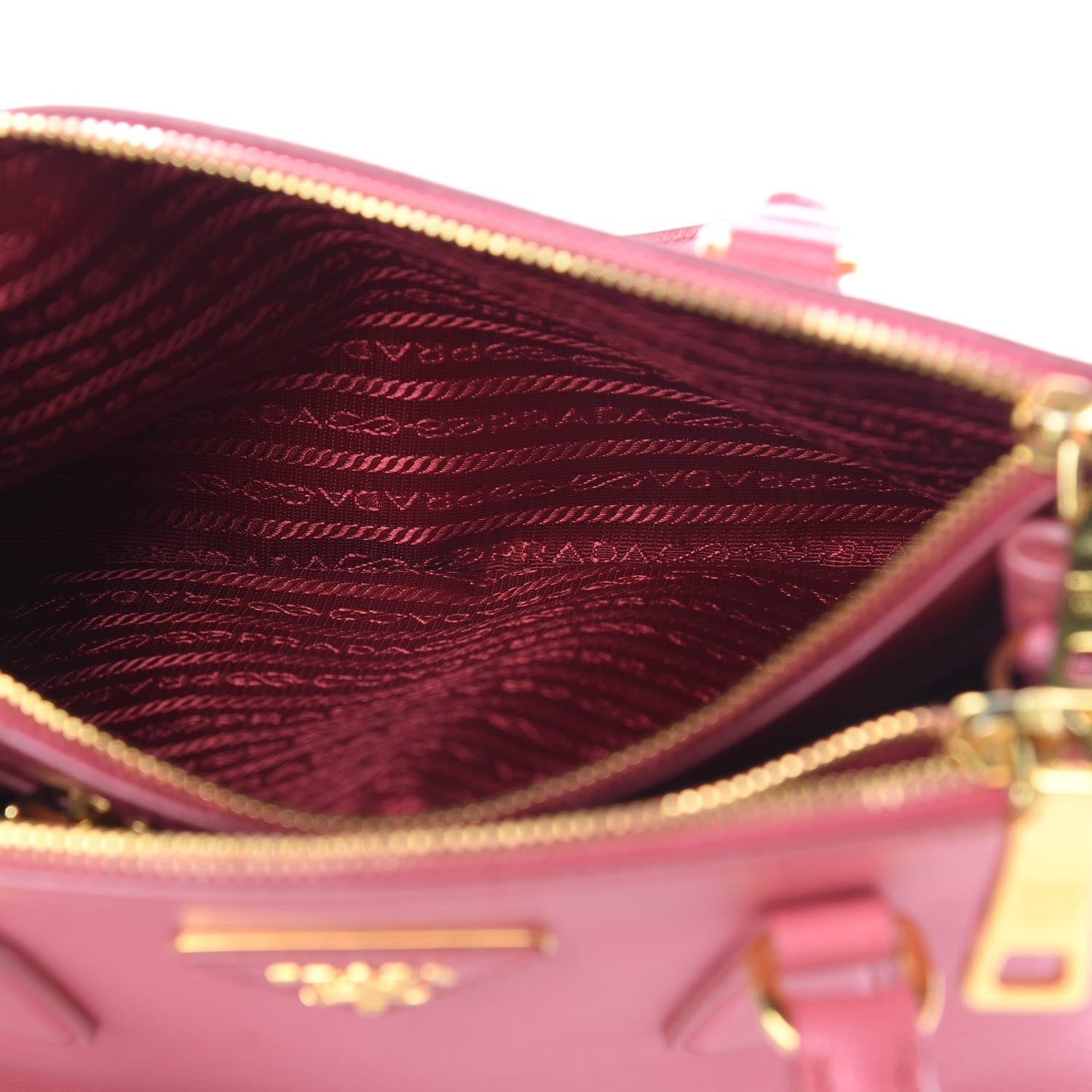Prada Saffiano Mini Galleria Double Zip Tote Tamaris 5 of 20