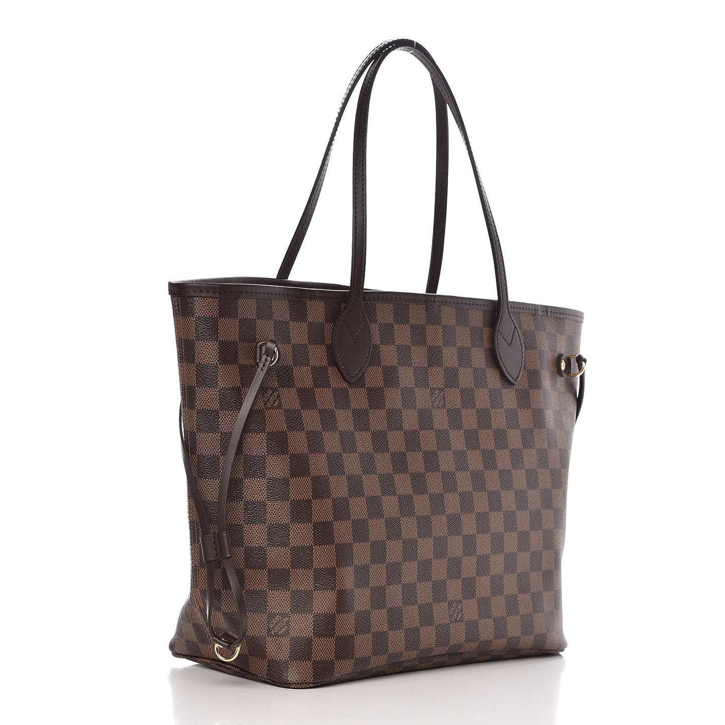 Damier Ebene Neo Neverfull MM Rose Ballerine