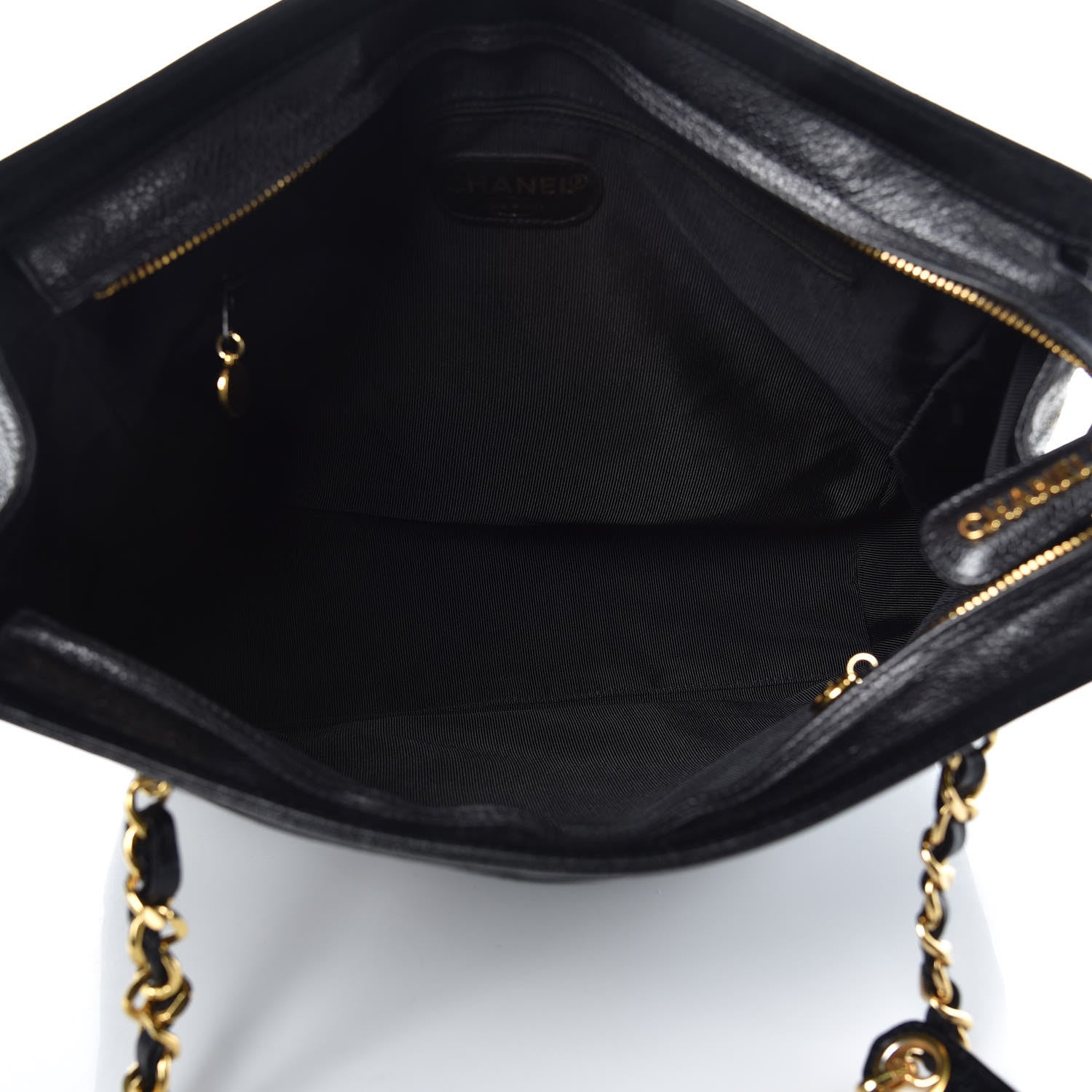 Chanel Caviar CC Shoulder Bag Black 5 of 10