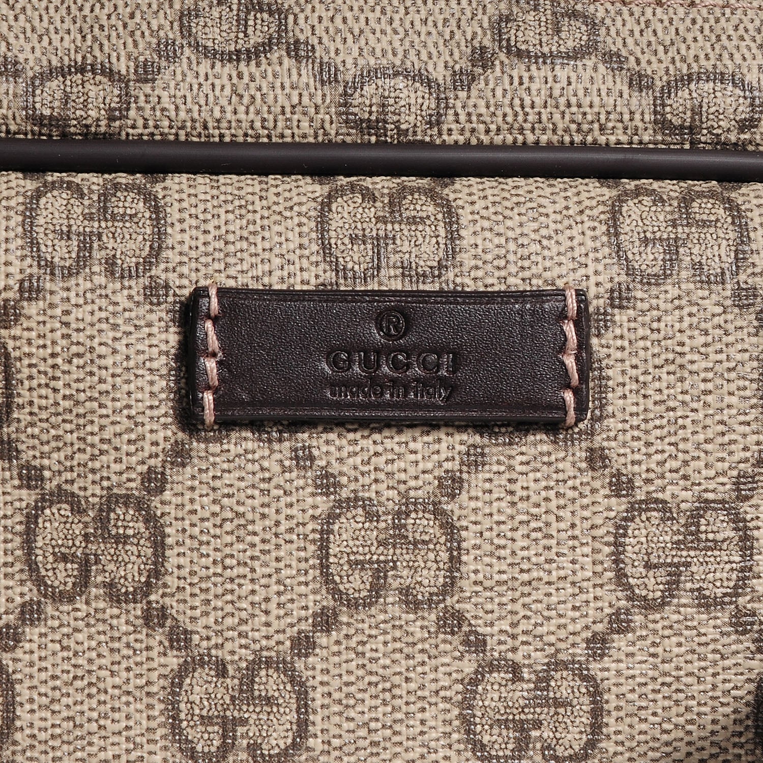 Gucci GG Supreme Monogram Briefcase Brown 8 of 8