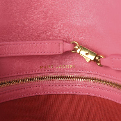 Marc Jacobs Lambskin Quilted The Single Crossbody Pink 7 of 8