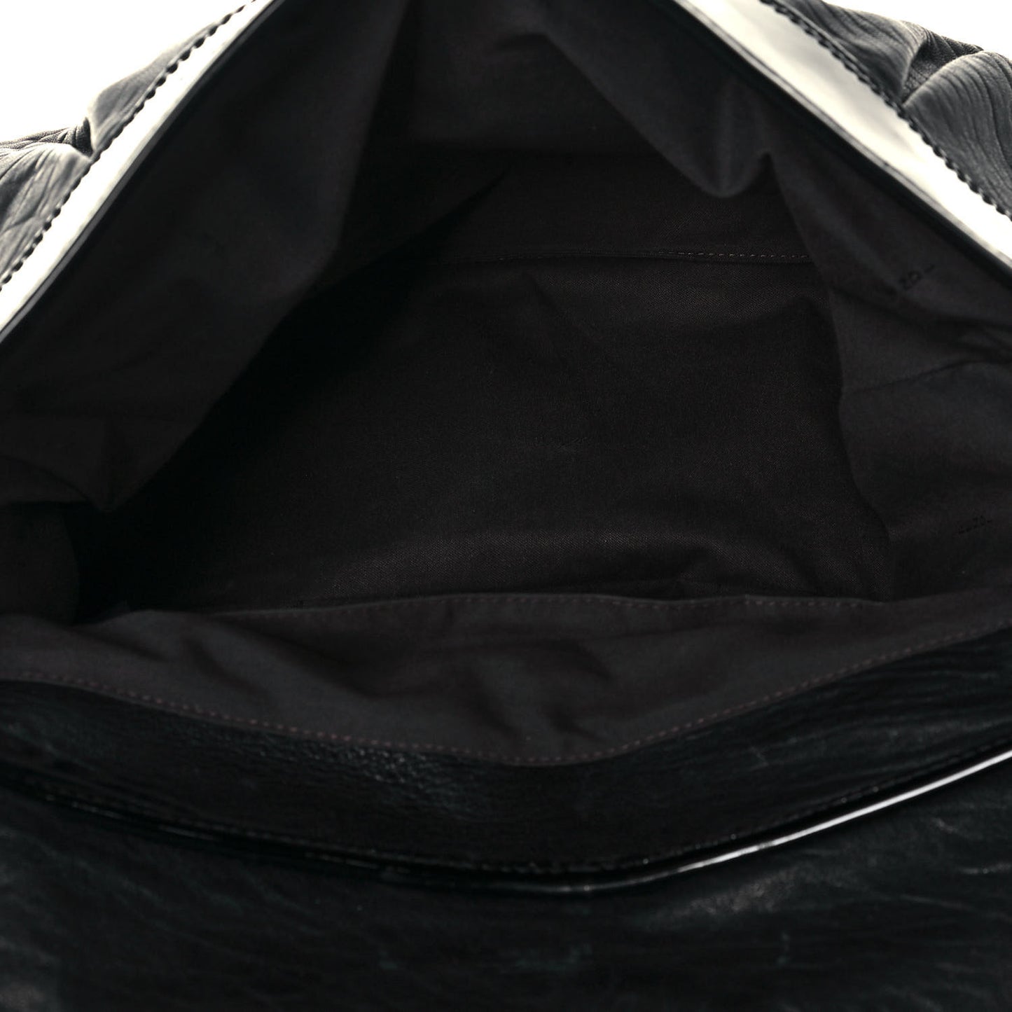 Nappa Patent Large B Bag Black
