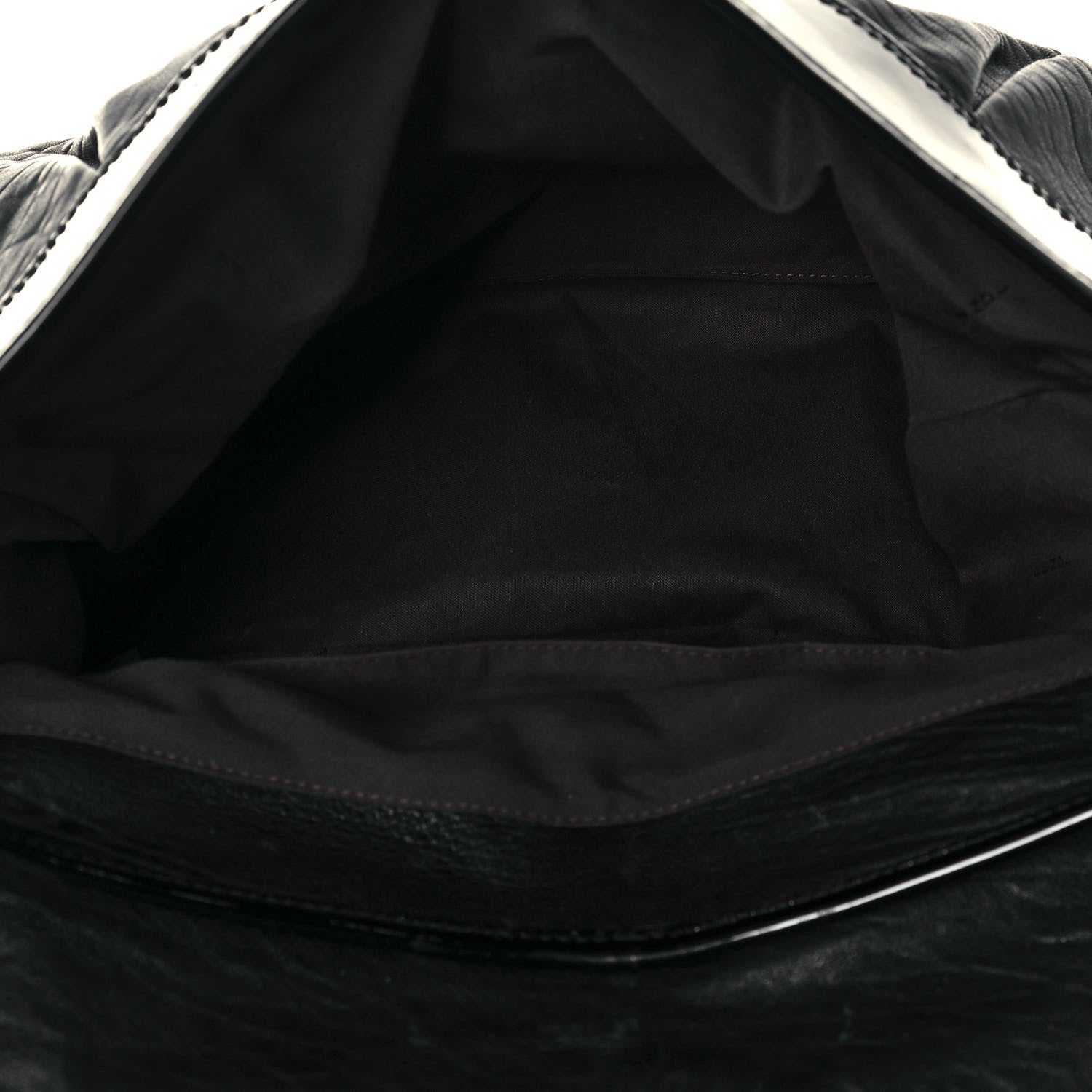 Fendi Nappa Patent Large B Bag Black 9 of 28