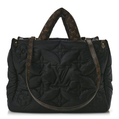 Louis Vuitton Econyl Monogram Pillow Giant Onthego MM Black 1 of 9