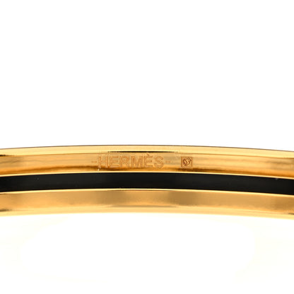 Hermes Enamel Uni Bangle 65 Chataigne 5 of 6