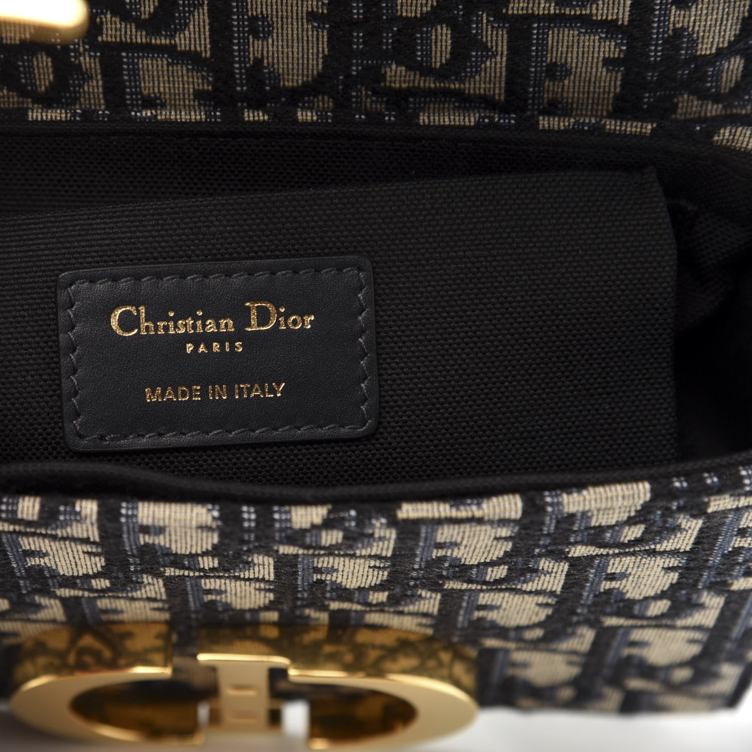 Christian Dior Oblique 30 Montaigne Box Bag Blue 8 of 11