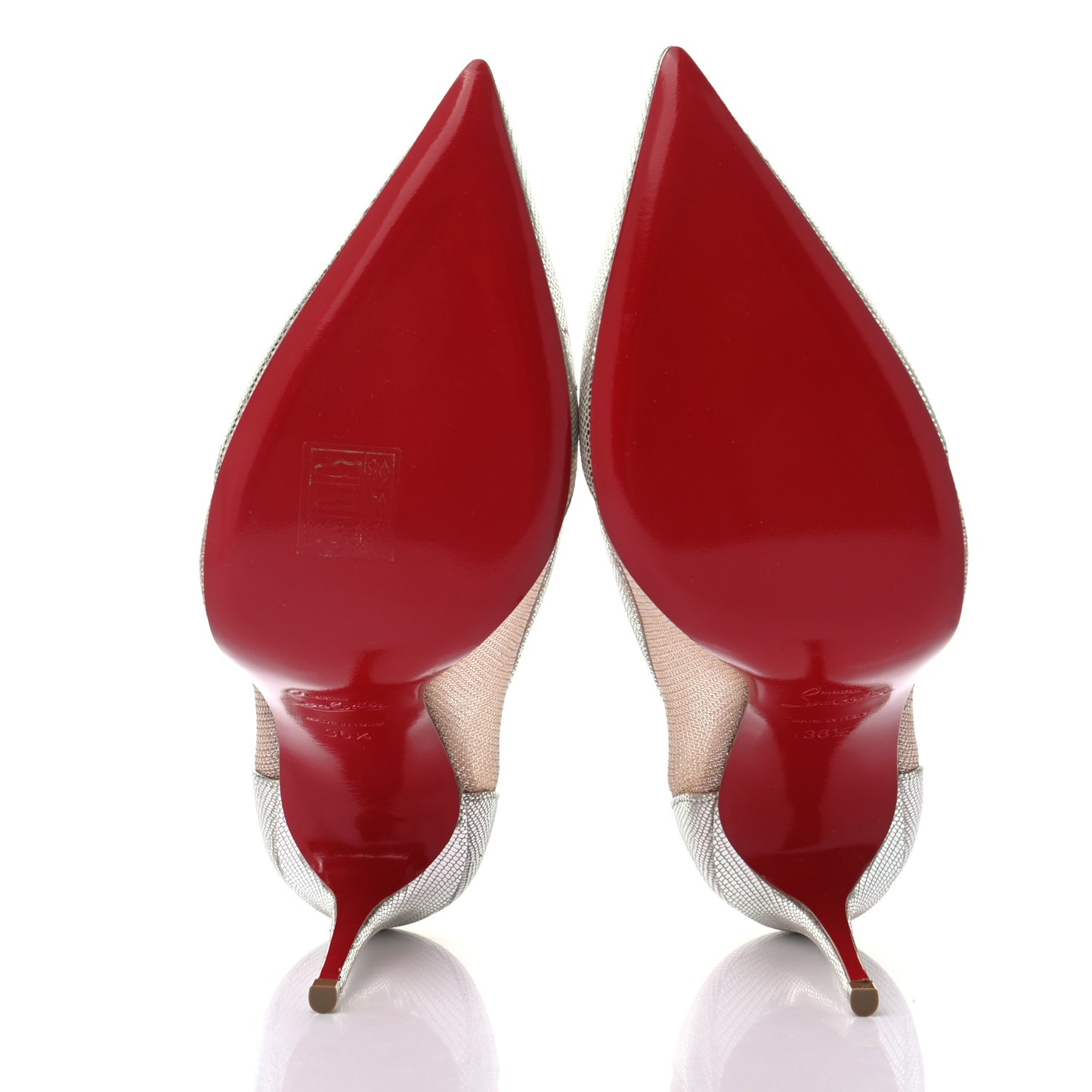 Metallic Mini Rete Galativi 100 Pumps 36.5 Silver