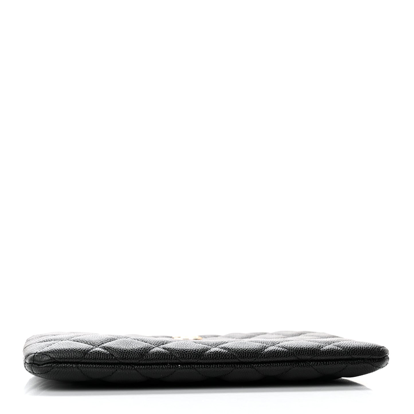 Caviar Quilted Cosmetic Case Black