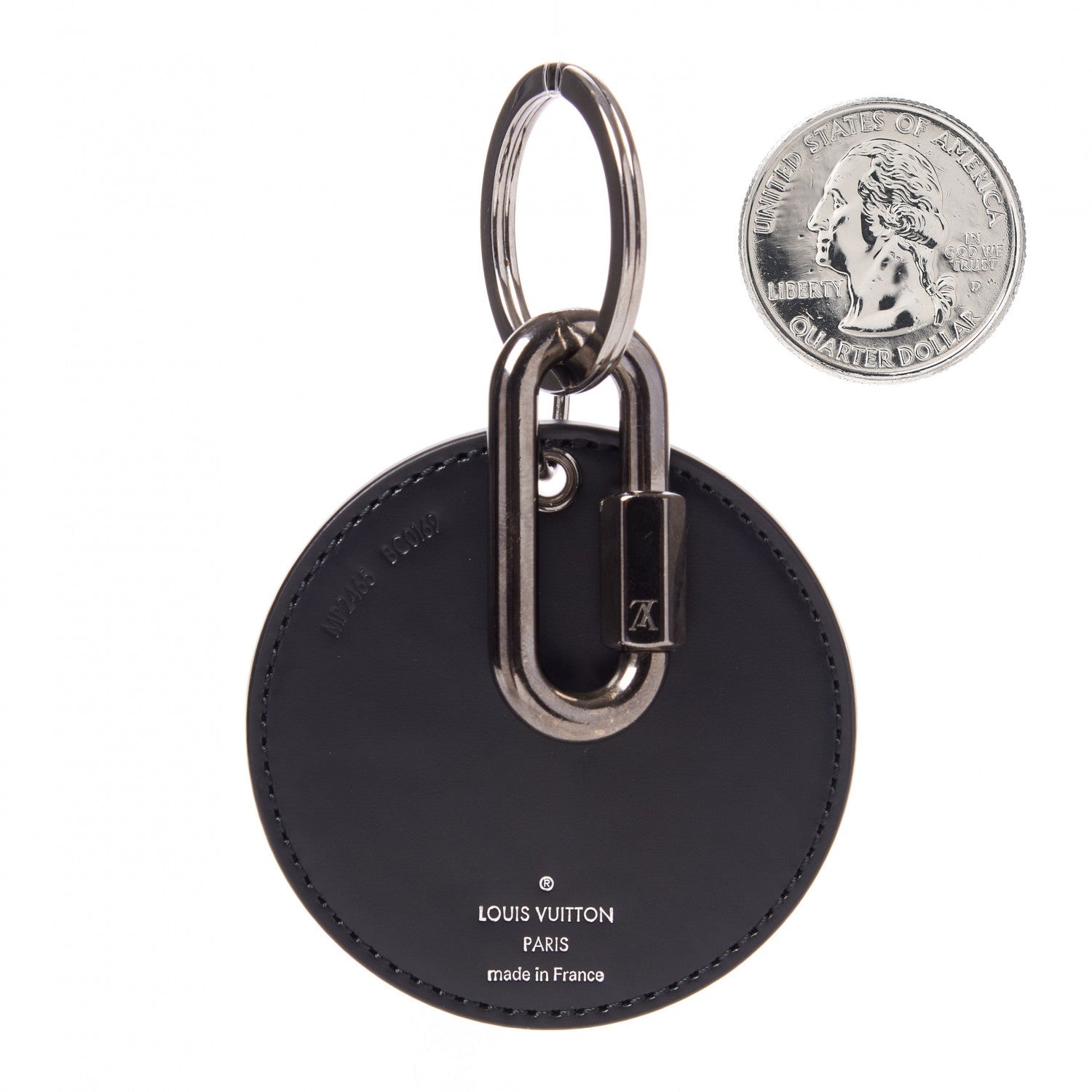 Louis Vuitton Monogram Eclipse Rainbow Bag Charm Key Ring 2 of 3