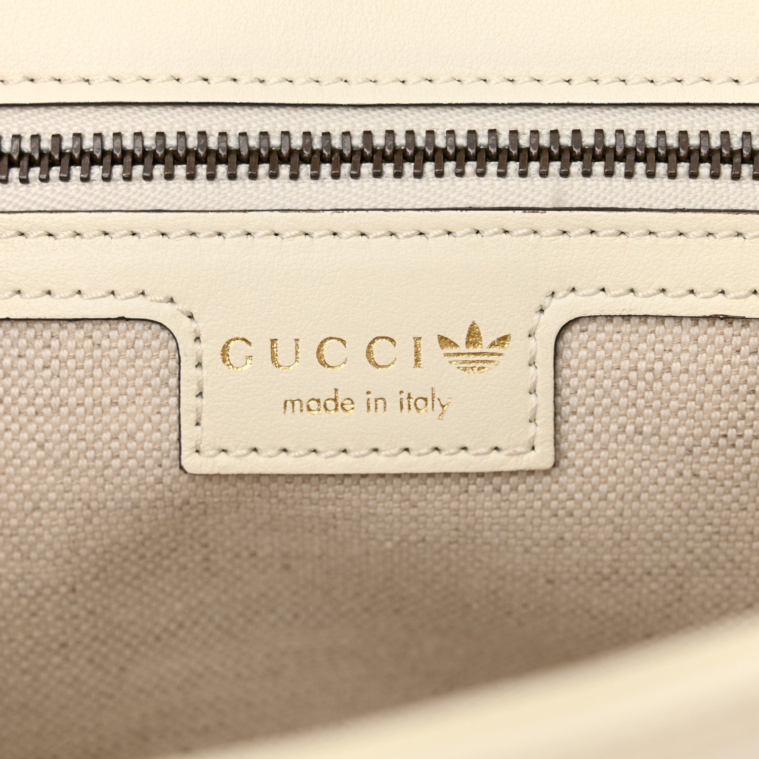Gucci X ADIDAS Calfskin Matelasse Small GG Marmont Shoulder Bag Off White 6 of 9