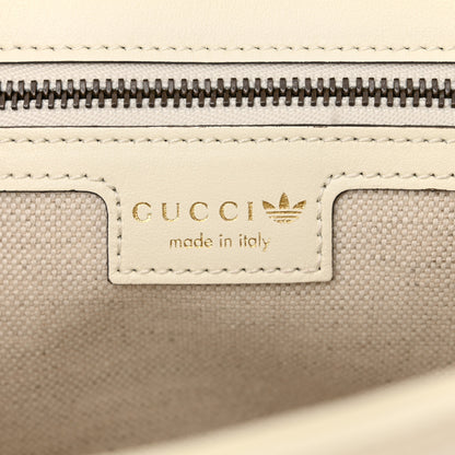 Gucci X ADIDAS Calfskin Matelasse Small GG Marmont Shoulder Bag Off White 6 of 9