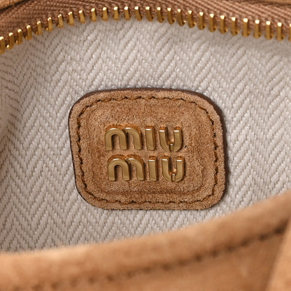 Miu Miu Camoscio Crochet  Wander Hobo Cannella 5 of 9